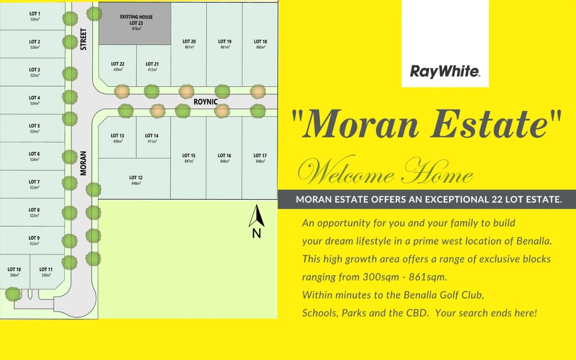 [Land for Sale] Moran Estate, Benalla OpenLot